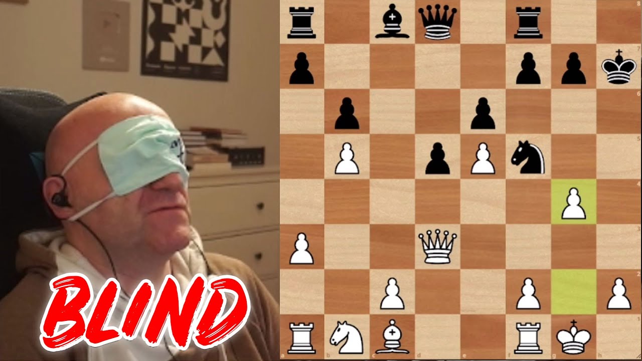 The Big Greek spielt Blindschach