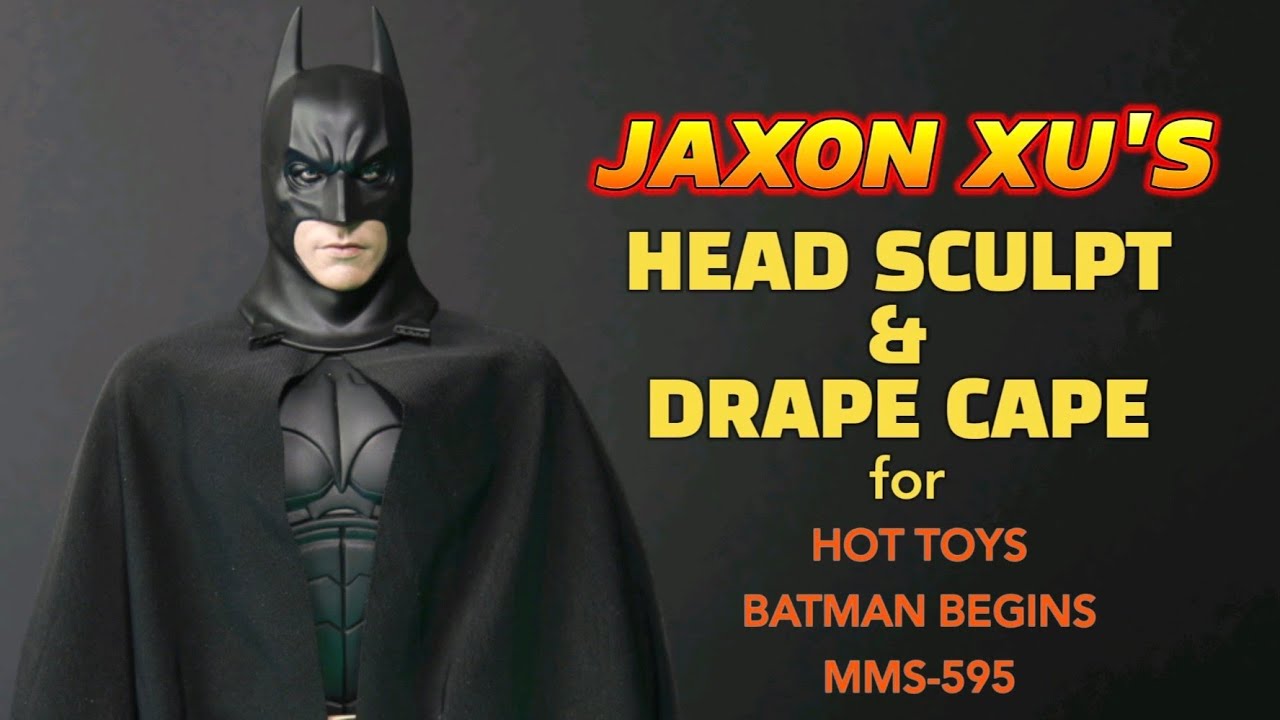 Hot Toys Batman Begins head sculpt and Drape Cape by Jaxon xu