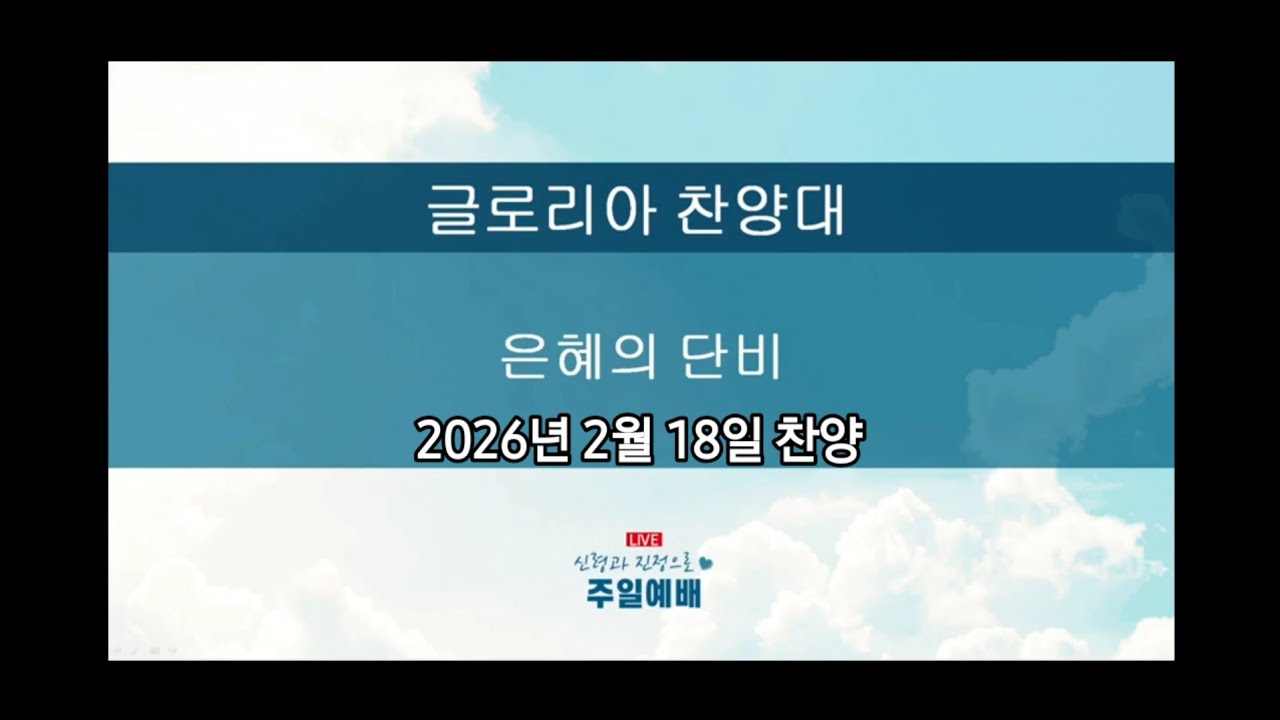 은혜의 단비 