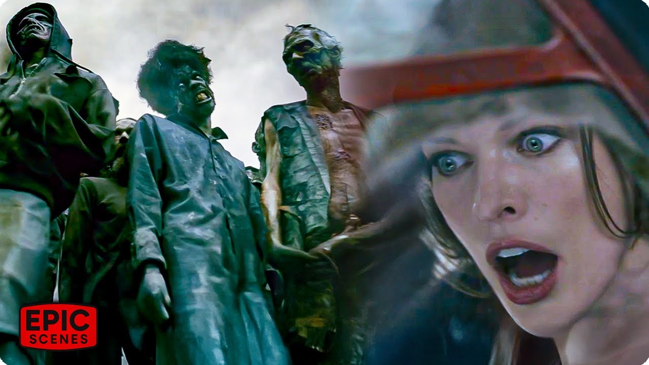 Crash Landing in the Worst Place on Earth | RESIDENT EVIL: AFTERLIFE (Horror Clip)
