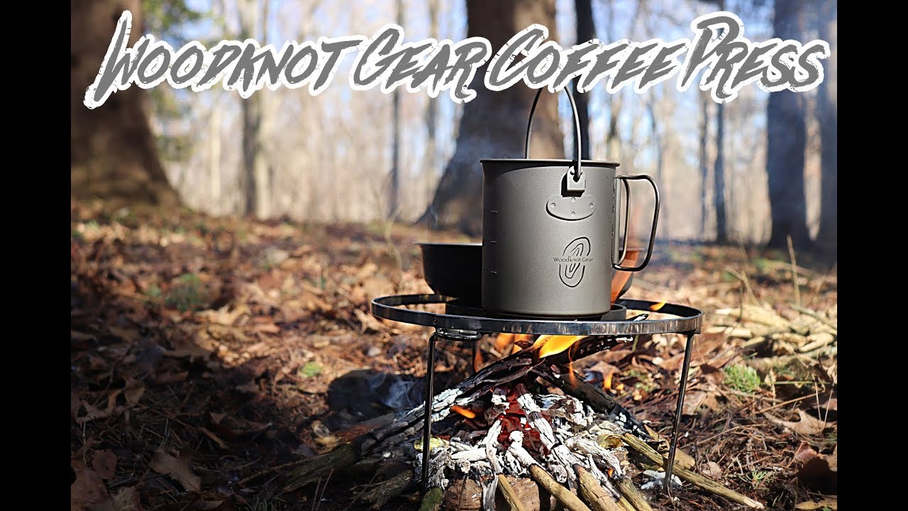 Woodknot Gear French Press-Father son bushcraft cookout- Outside the Box