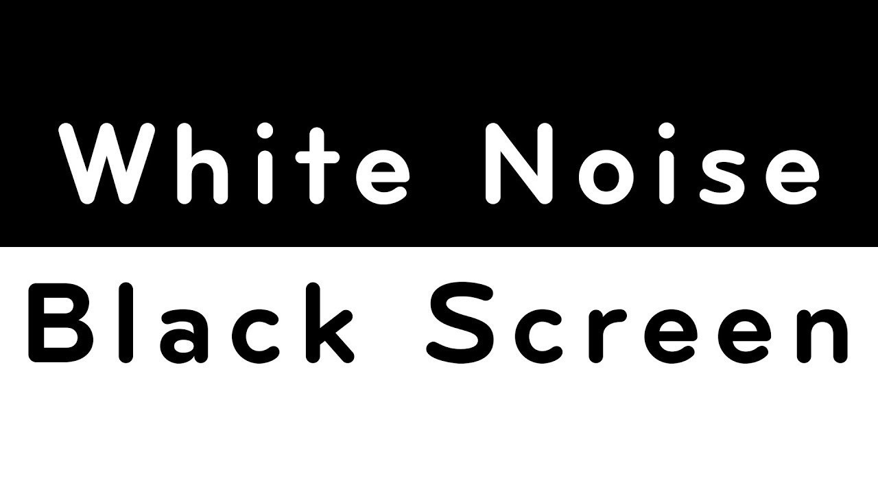 Ambient White Noise | Black Screen | Mask Distractions