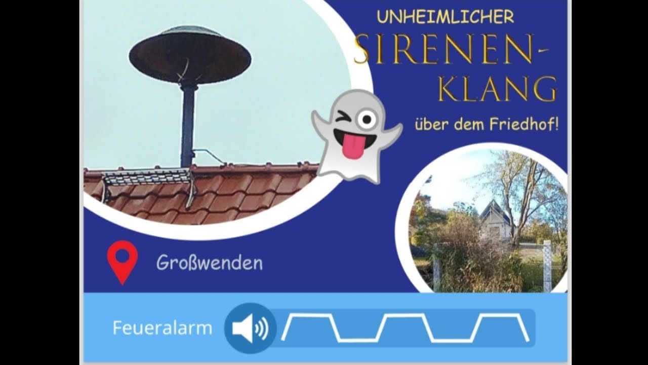 Sirenenprobe in Großwenden mit Sirene E57 | Fernaufnahme
