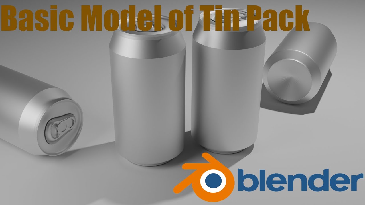 How to modle(Create) Tin Pack in blender |Munawar 3d| https://www.youtube.com/@MunawarAbbas-v9e