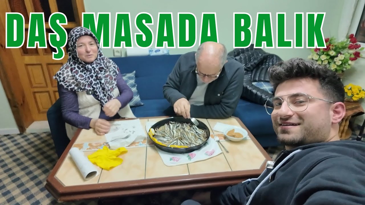 Pazarda Alışveriş Yaptık, Köyde Sobada Balık Yaptık