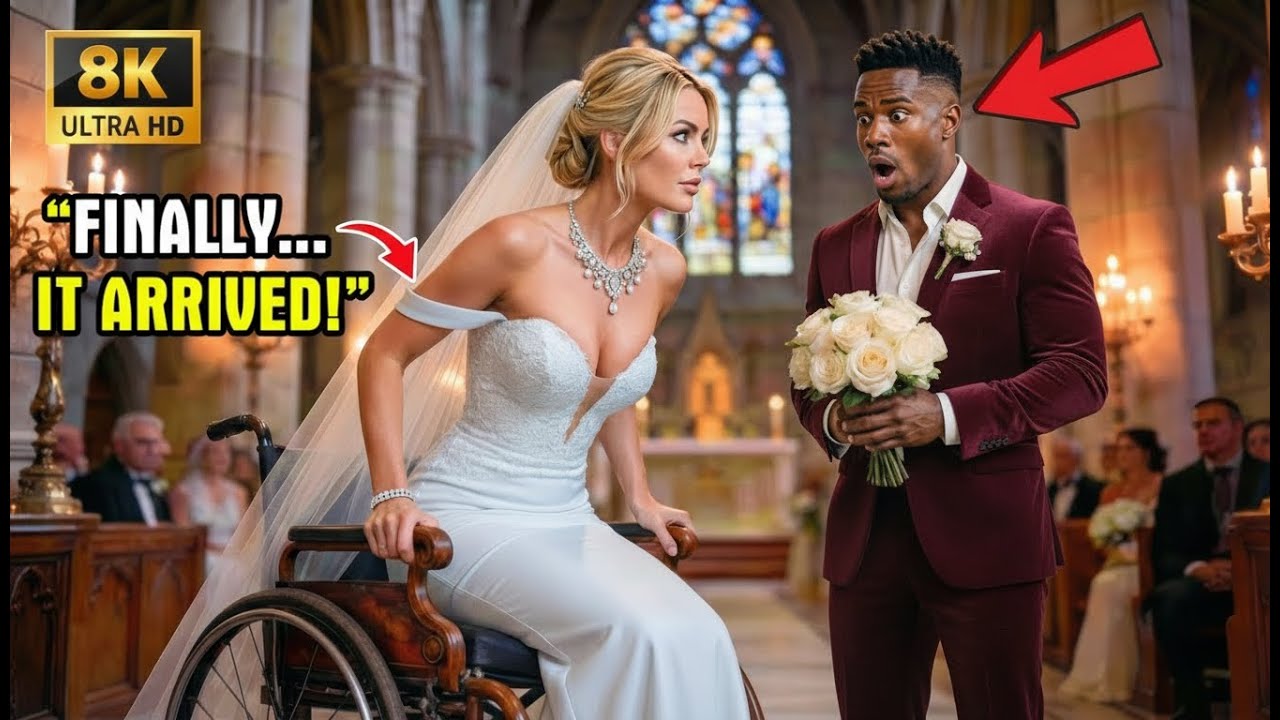 Black Single Dad Forced to Marry a Disabled Billionaire At the Wedding She Stood Up from Her Chair..