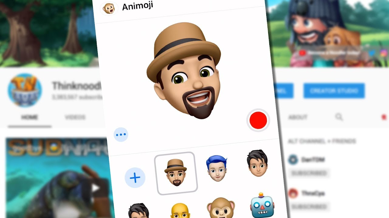CUSTOM THINKNOODLES + YOUTUBER ANIMOJIS!!