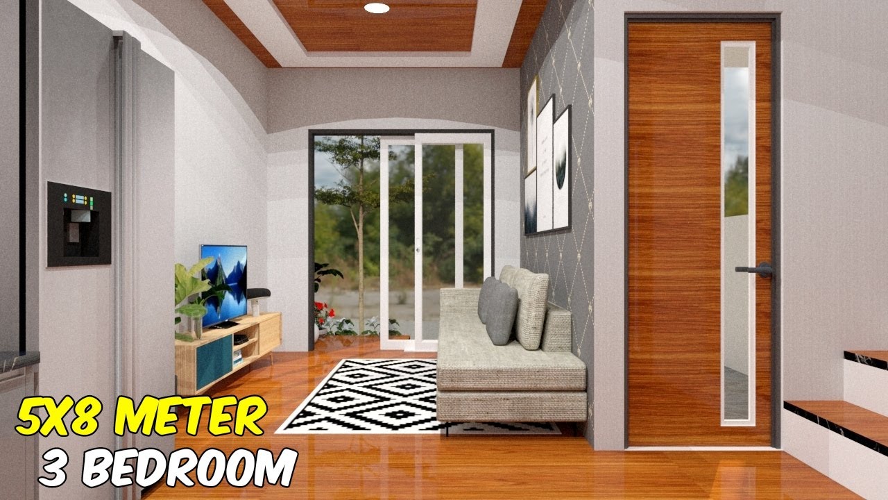 No Debat ! Fix Ini Salah Satu Desain Rumah 5x8 Meter Terbaik