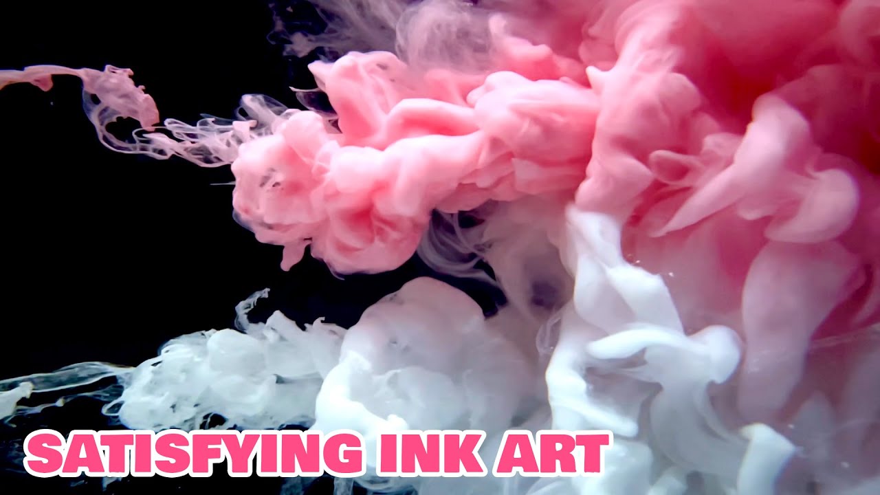 Oddly Satisfying Slow Motion [Ink Liquid Art] [Relaxing Compilation] #1