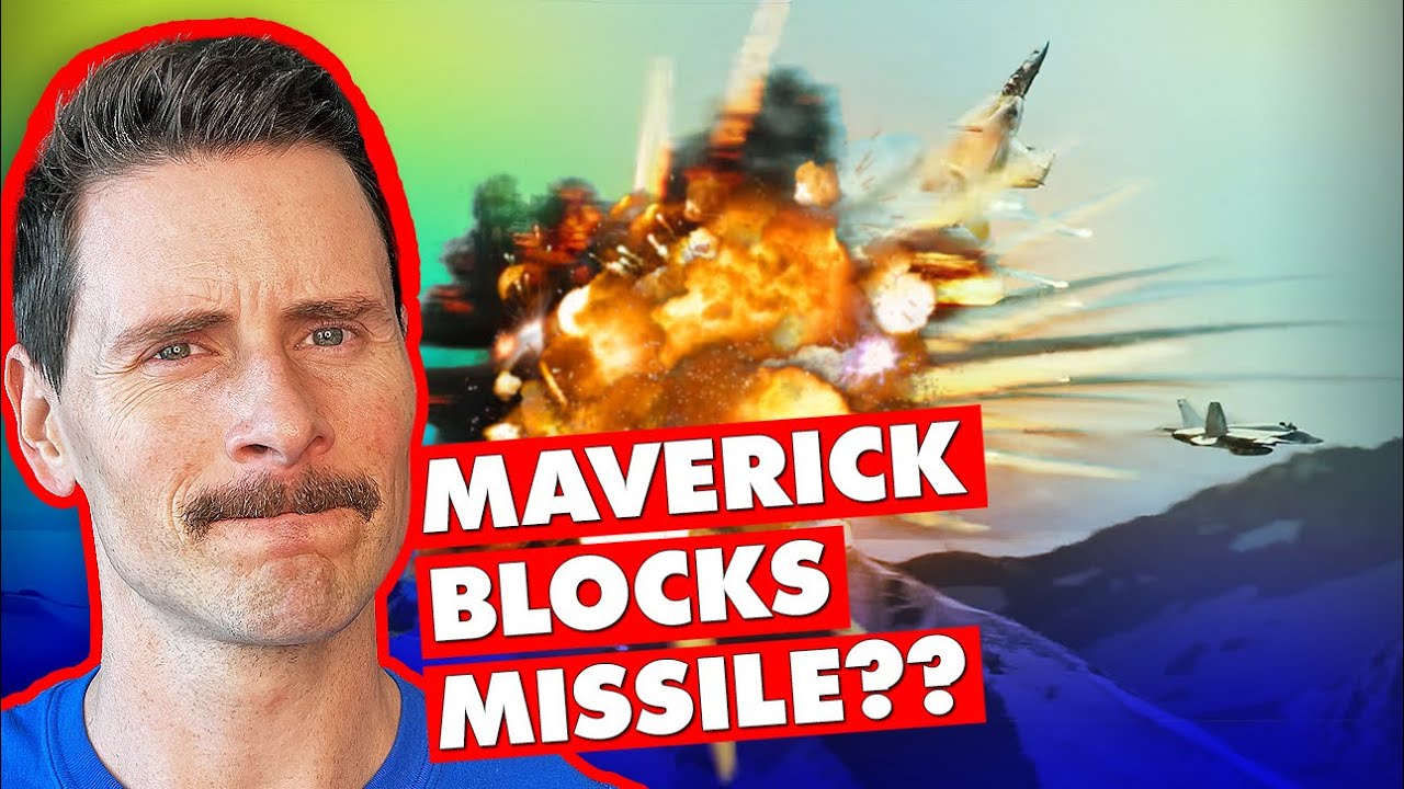 Thunderbird Fighter Pilot Reacts to TOP GUN MAVERICK Blocking Missile with Jet
