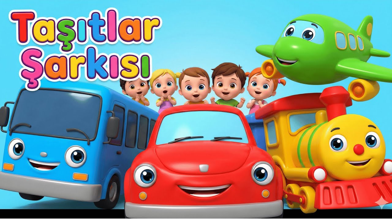 Okul &Ouml;ncesi Taşıtlar Şarkısı | Hava&ndash;Deniz&ndash;Kara Ara&ccedil;ları | Bebek Şarkıları ve &Ccedil;ocuklar İ&ccedil;in