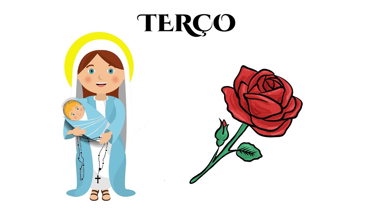 APRENDA SOBRE O ROSARIO - O TERÇO | ATIVIDADE | DESENHOS BÍBLICOS | CATEQUESE