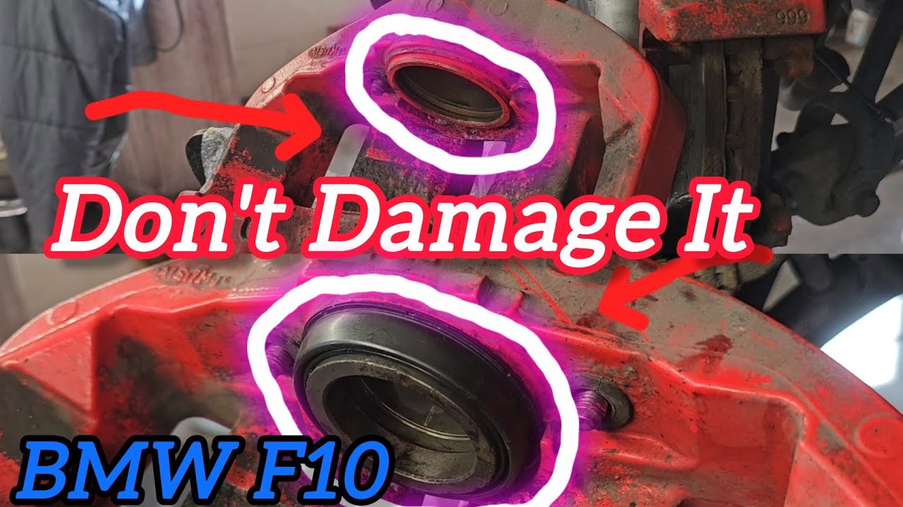 BMW F10 – Front Brake Caliper Rebuild (Piston Seal Installation Tip)