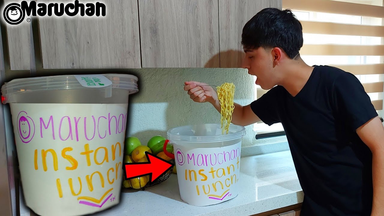 HICE LA MARUCHAN MAS GRANDE DEL MUNDO!! 😱 ASI FUE COMO QUEDO *Miralo*