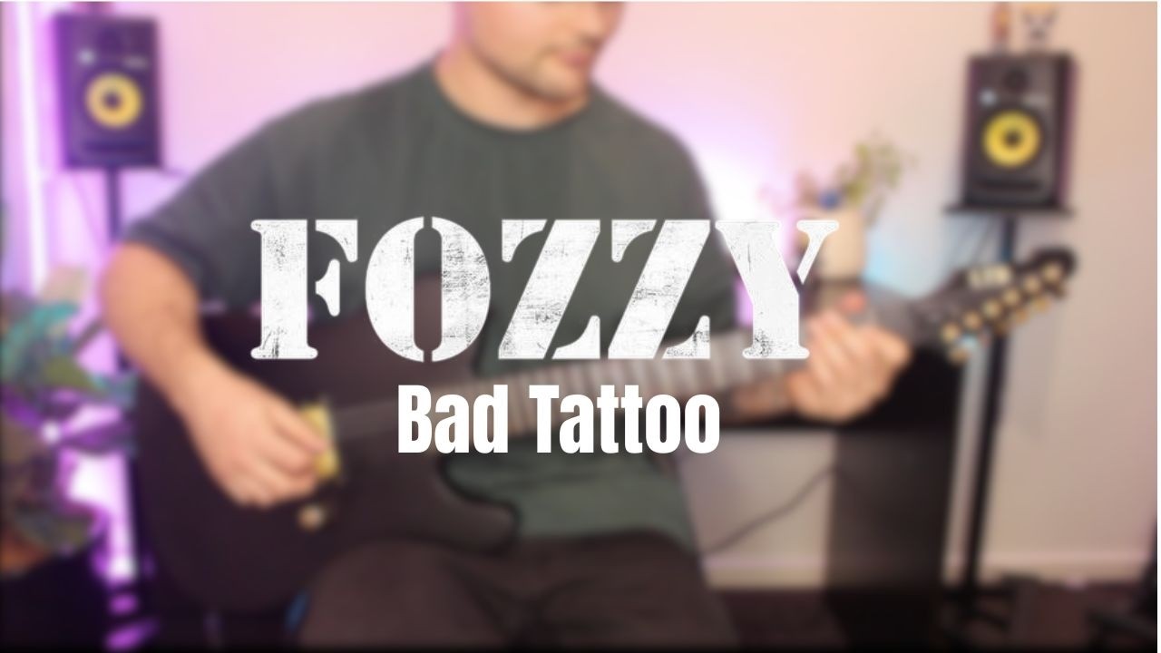 Fozzy - Bad Tattoo (Guitar Cover)