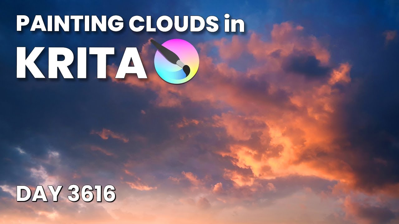 Cloud Painting in Krita - Daily Art 3616