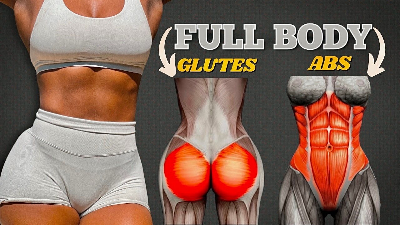 20 MIN HARDCORE FULL BODY (GLUTES & ABS) SCULPTURE At Home | No Jumping | No Equipment