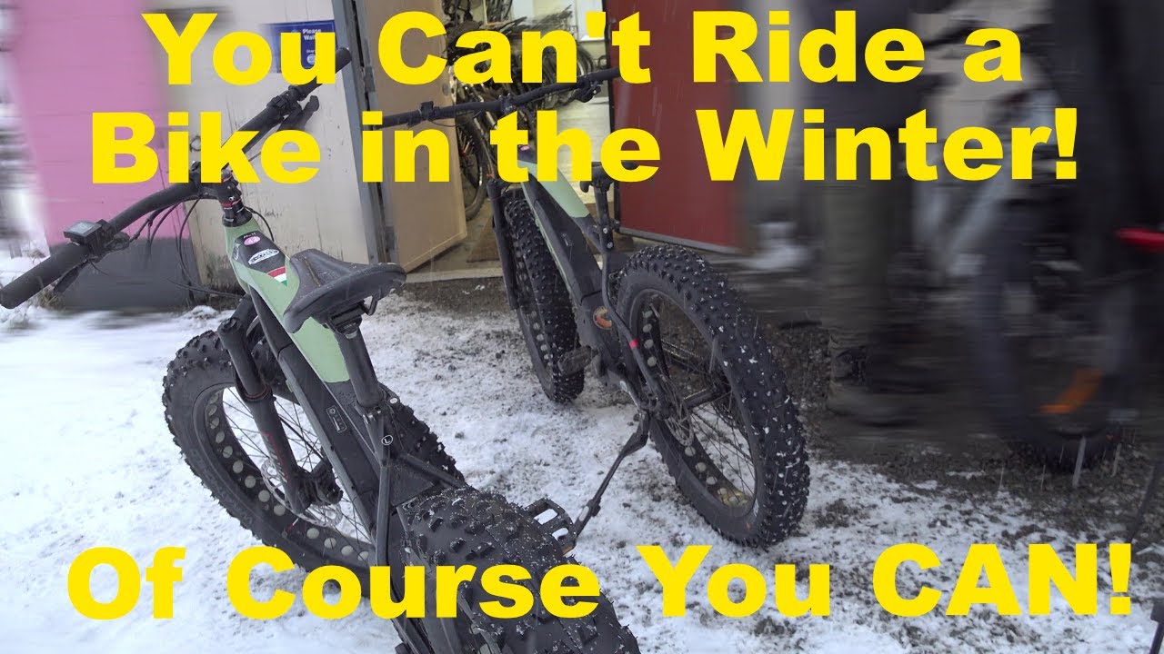 Biking in Anchorage's Winter Season