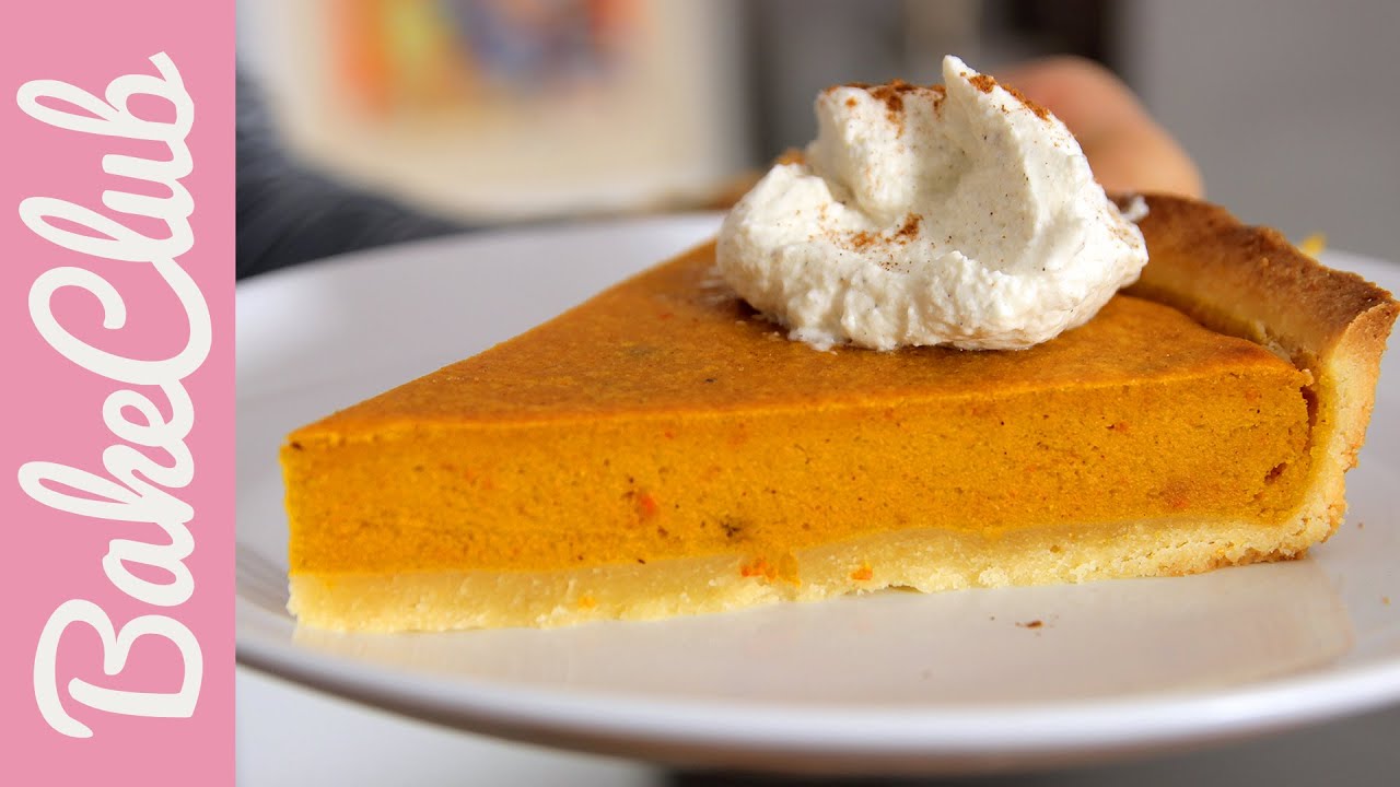 Pumpkin Pie (Amerikanischer Kürbiskuchen) | BakeClub