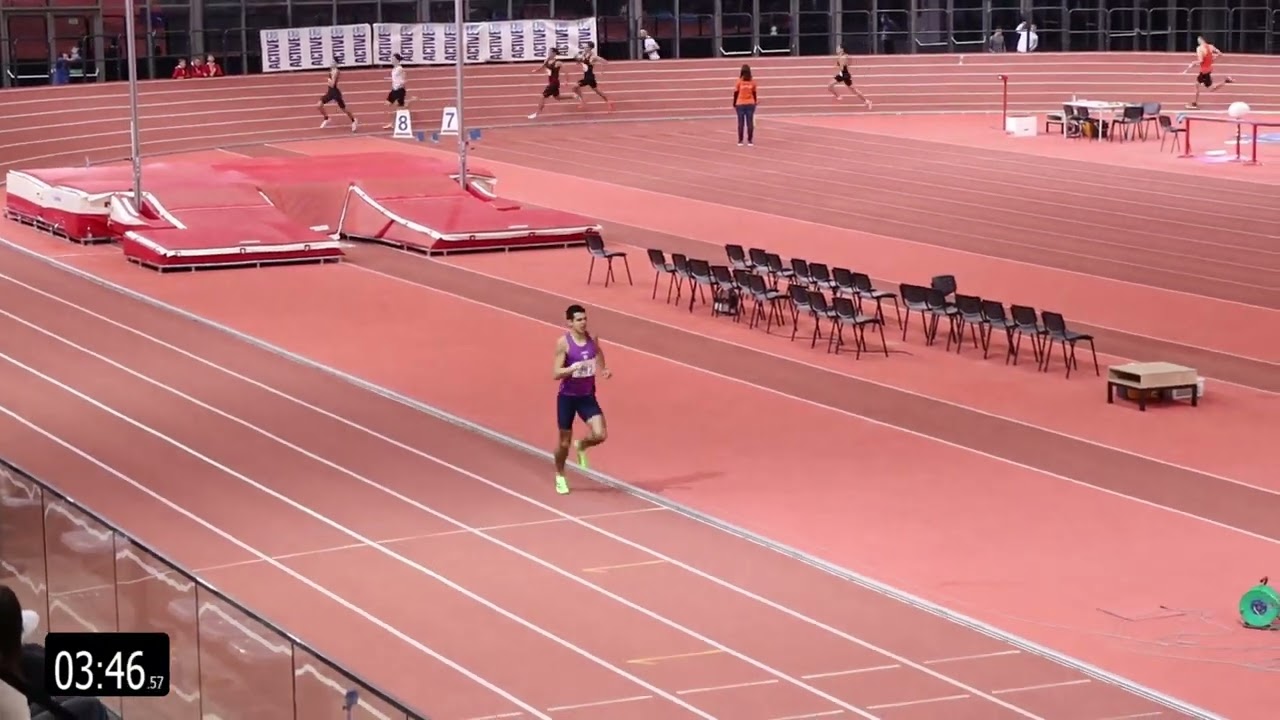 2026.02.07. Nyíregyháza nyílt fedettpályás versenye II.  Férfi 1500m.