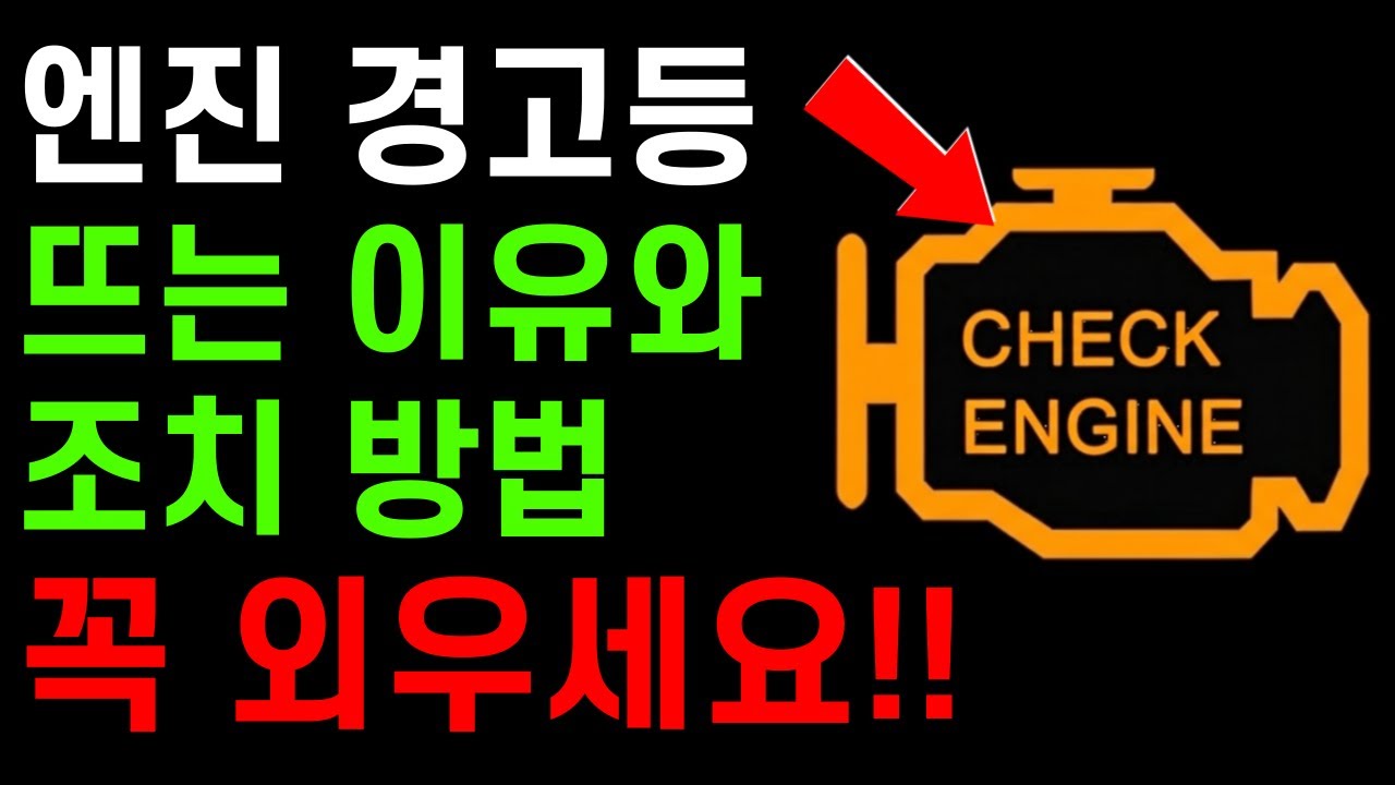 엔진 경고등, 이것만 알면 됩니다. 정비소 사장이 추천하는 자동차 스캐너 / 인포카