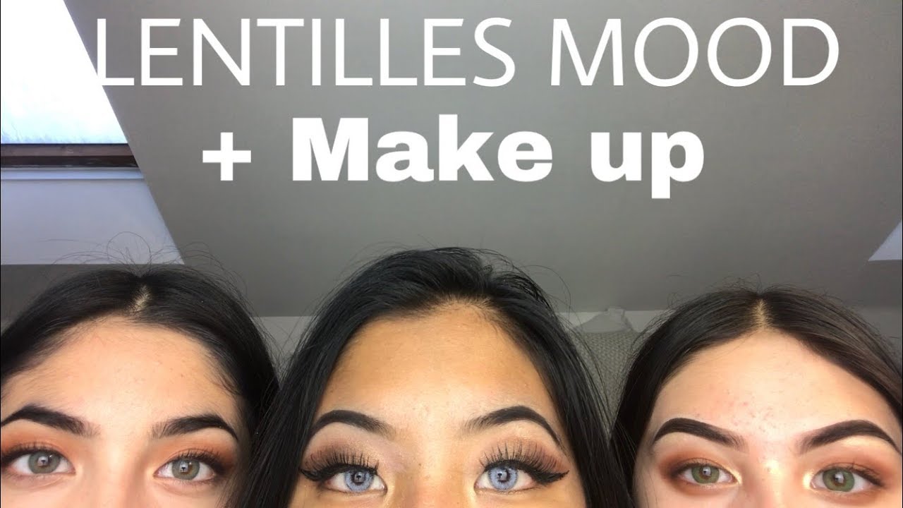 Présentation lentilles MOOD + Petit MAKEUP