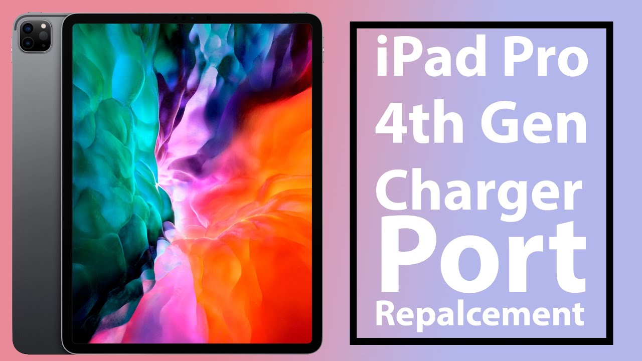 Apple iPad Pro 12.9-Inch 2018 2020 3rd 4th Gen USB-C Charger Port Fix | Repair Service Tutorial