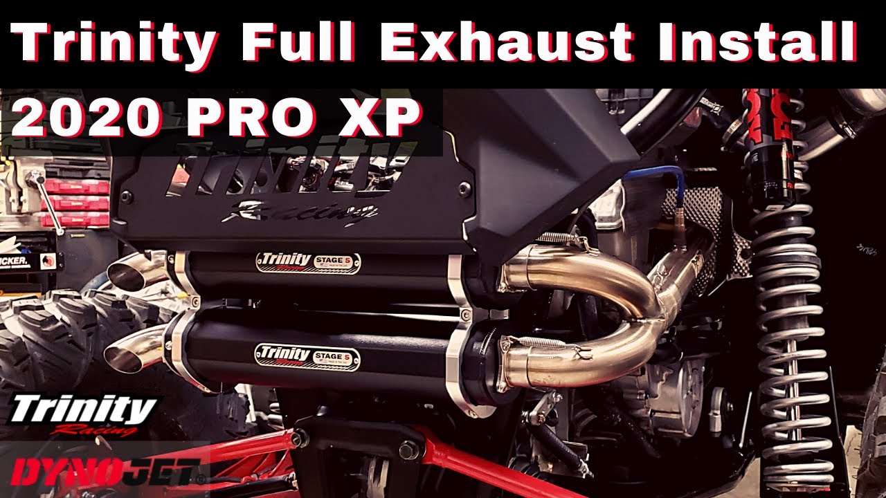 Trinity Racing Full Exhaust Install - Tuned 2020 RZR Pro XP