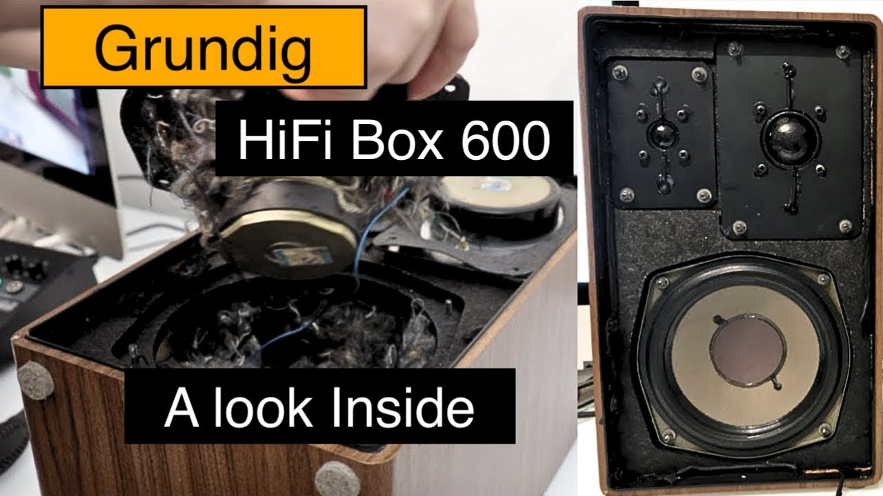 Grundig HiFi Box 600 - A Look Inside , What's Inside