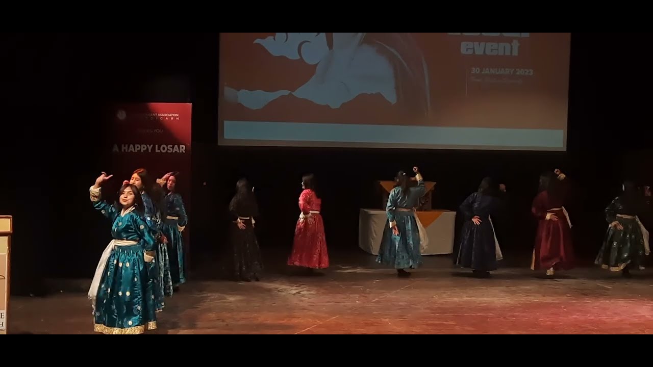 Ladakhi girls dance | Chandigarh Losar [30Jan,2023]