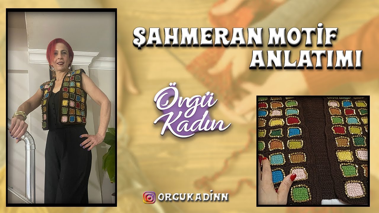 MOTİF YAPIMI - ŞAHMERAN MOTİF - KOLAY VE AÇIKLAYICI ANLATIM