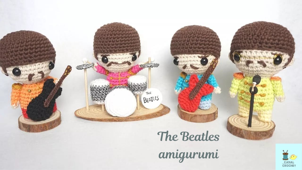 The Beatles amigurumi tutorial