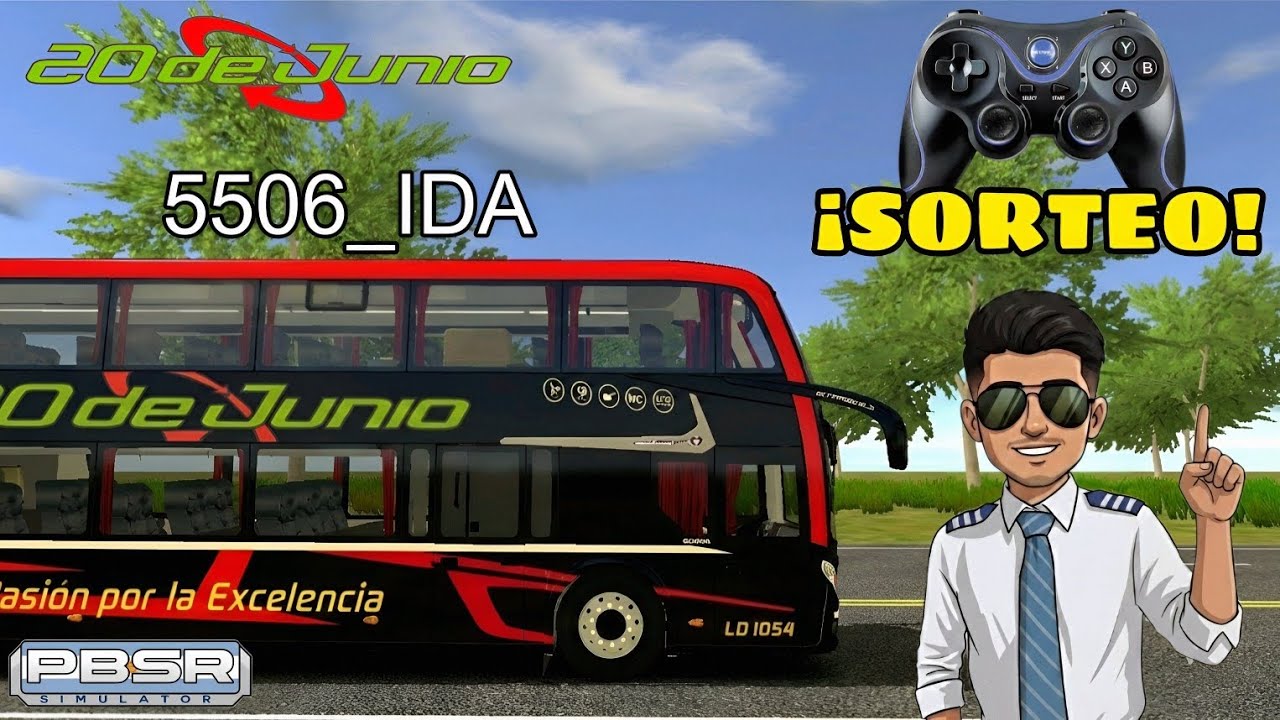 5506_ida /20 de junio intLD1054 - Metalsur Starbus 3dp/ sorteo de gamepad /proton bus simulator