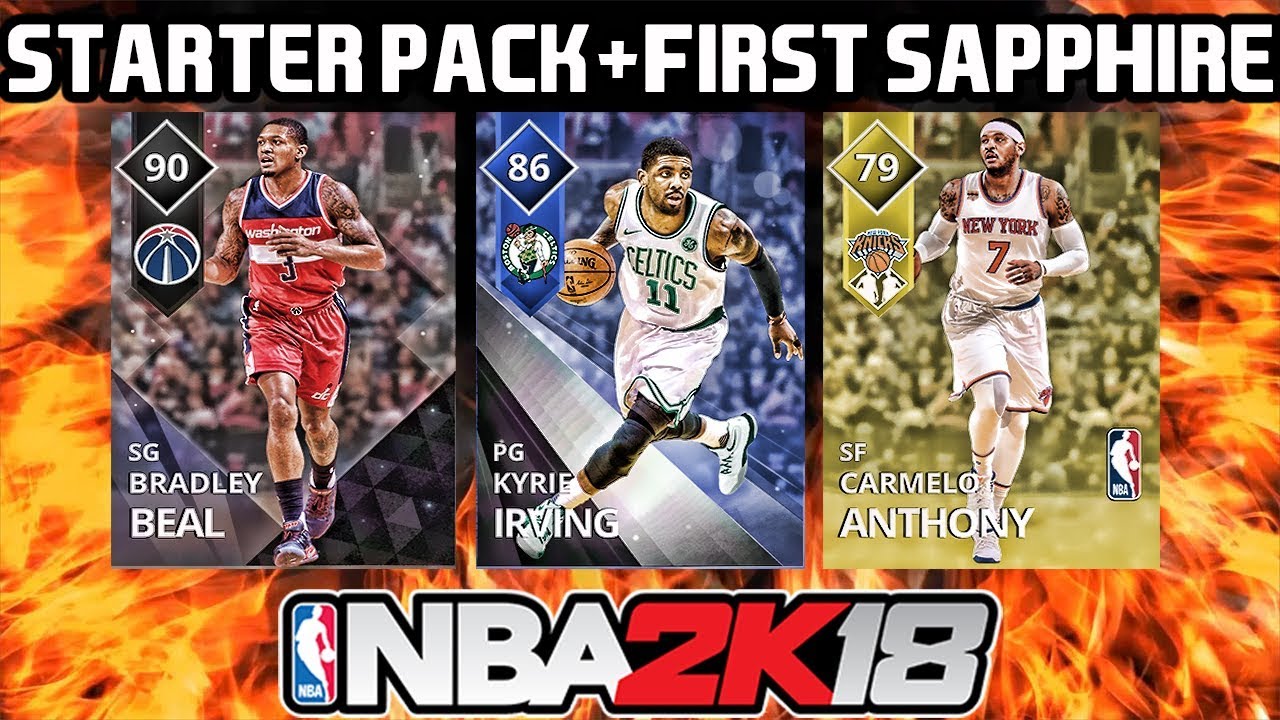 STARTER PACK+ FIRST SAPPHIRE PULL| NBA 2K18 MYTEAM