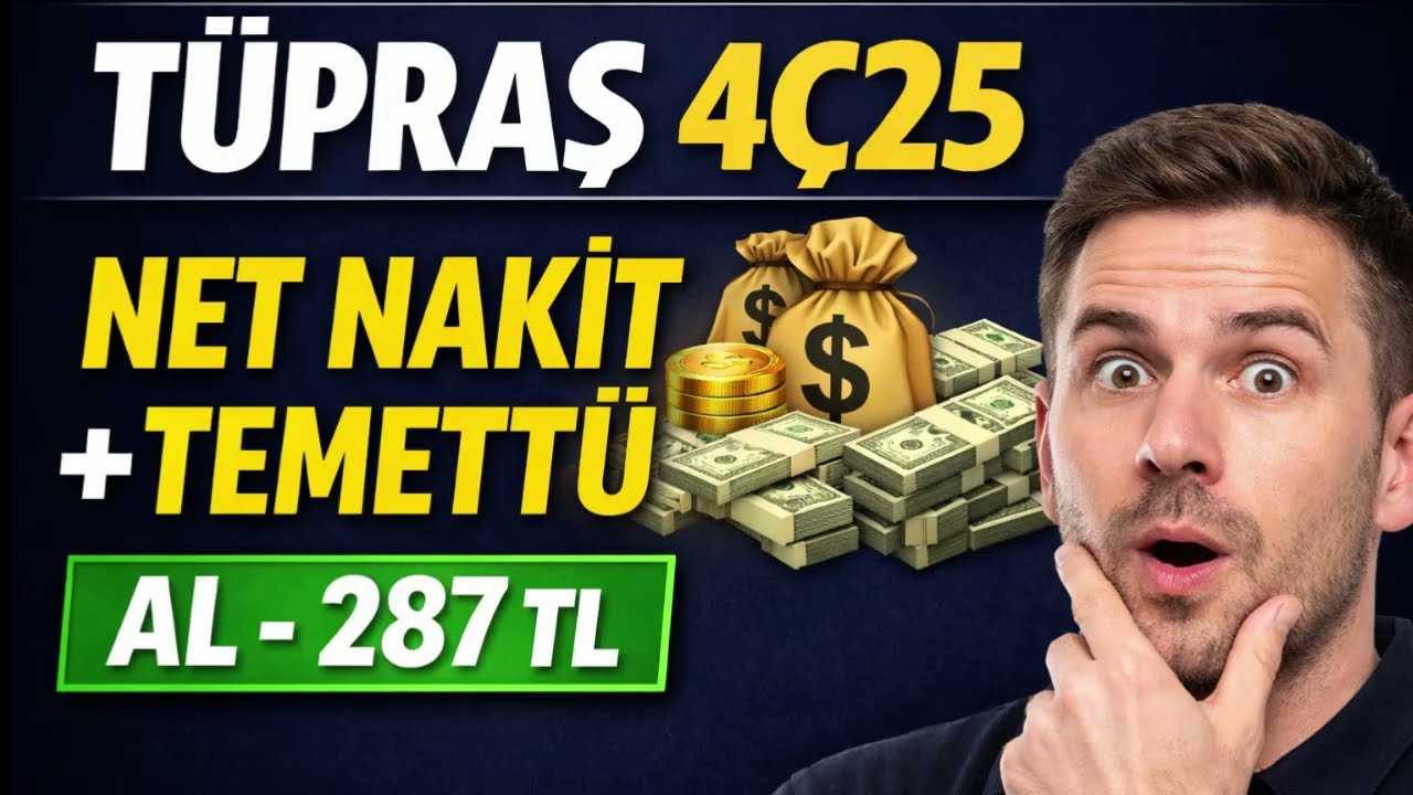 T&Uuml;PRAŞ&rsquo;ta Temett&uuml; Şovu! | Deniz Yatırım Hedef Fiyat 287 TL | 4&Ccedil;25 Bilan&ccedil;o