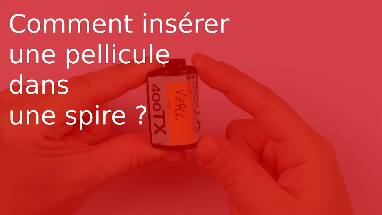 Comment mettre en spire une pellicule photo argentique ?