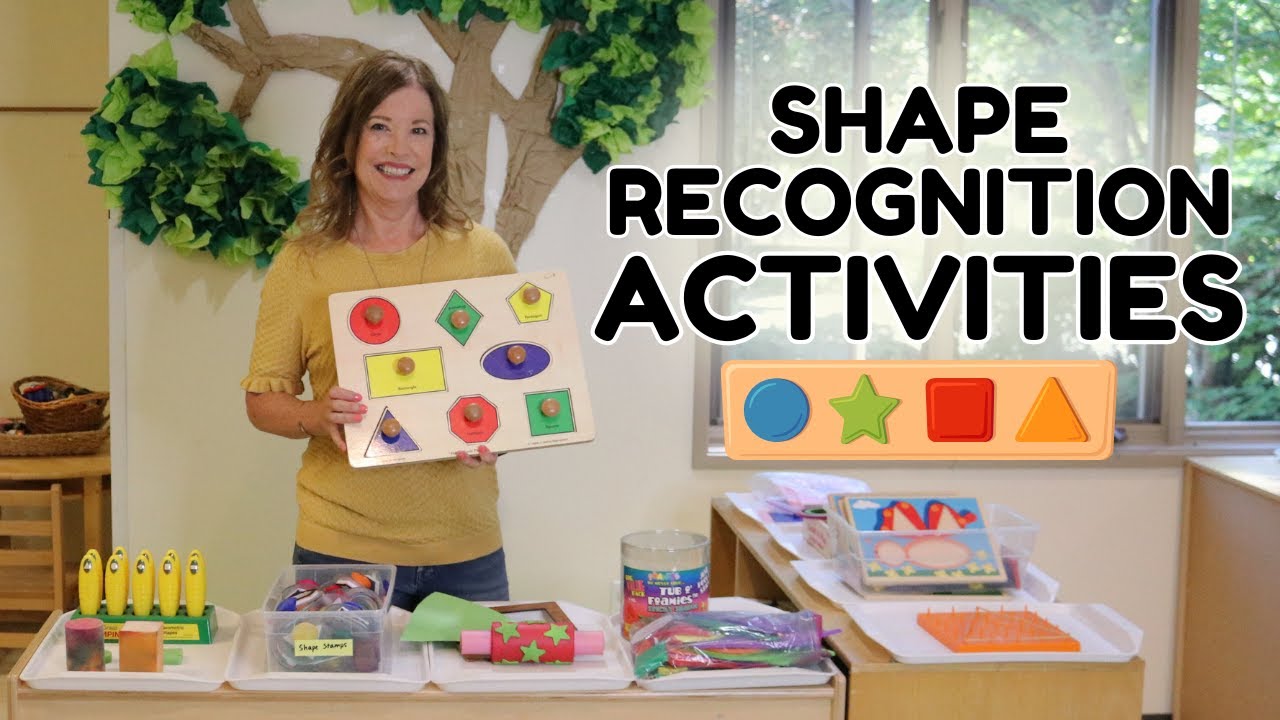 Toddler and Preschool Shape Recognition Activities