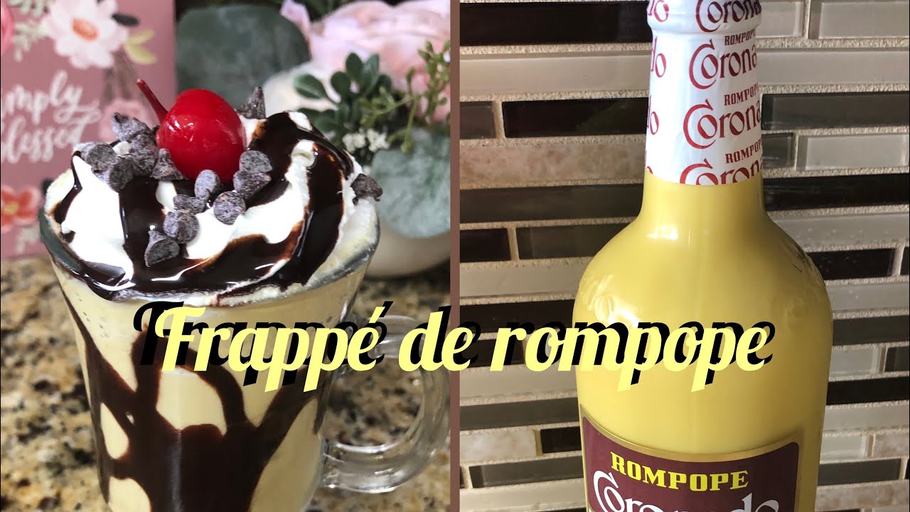 Frappé de rompope😋