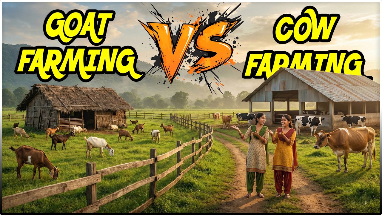 Goat Farming vs Cow Farming | Which Is More Profitable?