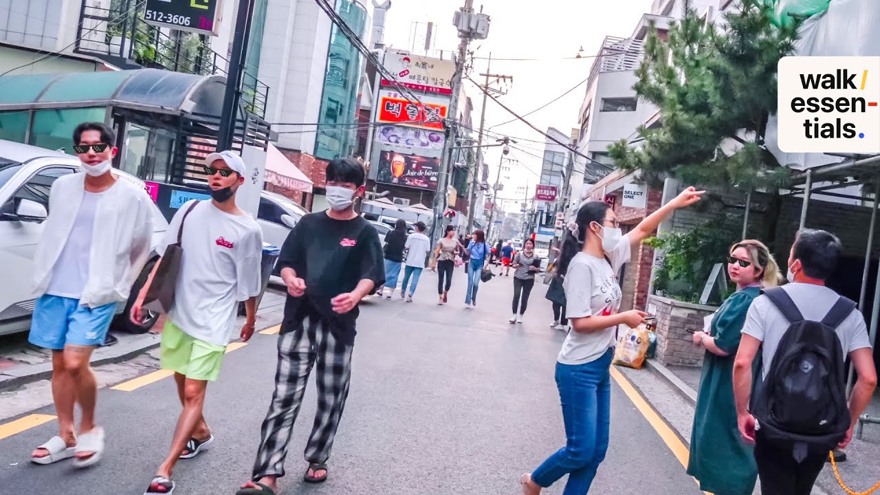Seoul's Hip and Rich Street Walk🏎️ Garosu-gil to Apgujeong 4K60 ( Seoul, Korea ) 가로수길에서 압구정까지