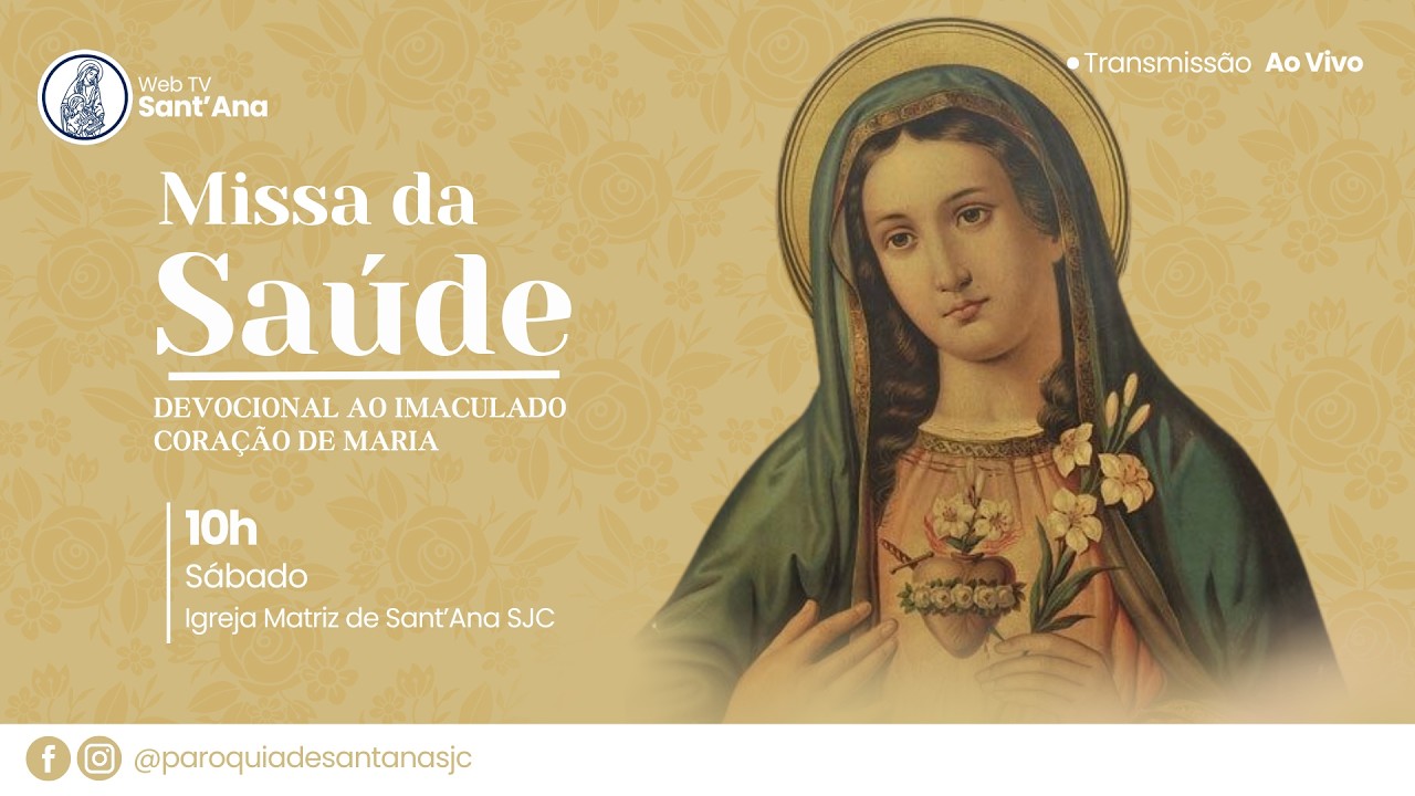 Santa Missa  | Ao vivo | 10h00 | 07 de Março de 2026