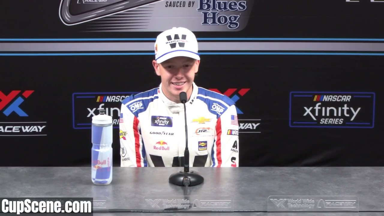 NASCAR at Gateway Sept. 2025: Connor Zilisch post Xfinity race