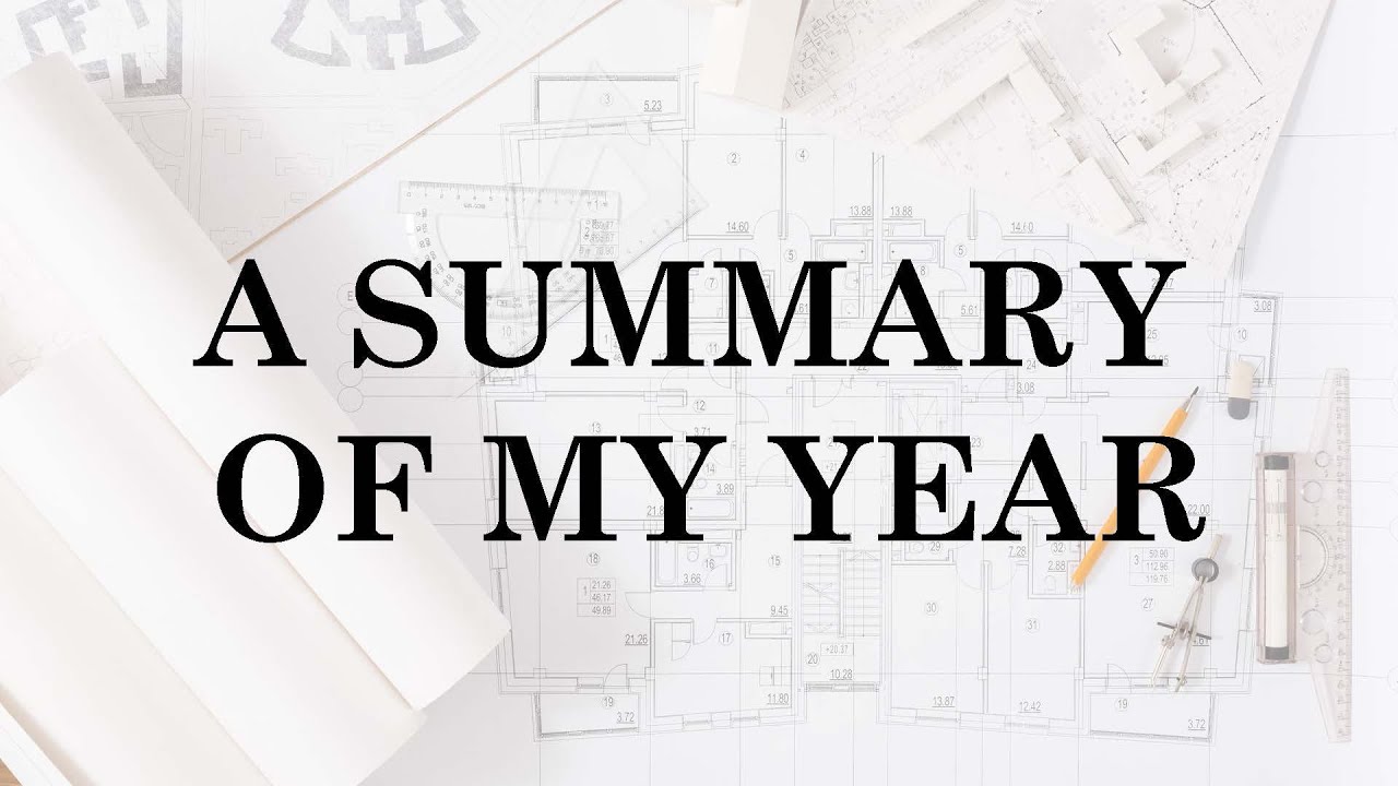A SUMMARY OF MY YEAR | The Architectural Association