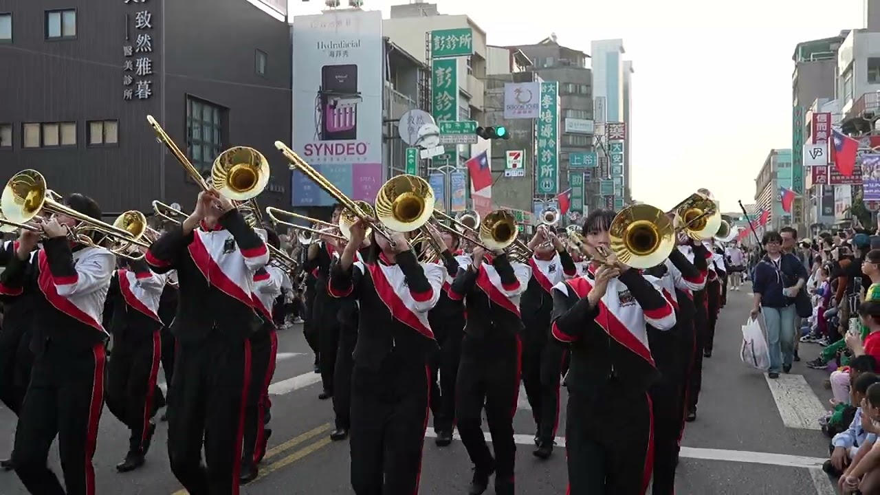 2025.12.20 -33屆嘉義市國際管樂節踩街-日本龍谷大學附屬平安高等學校吹奏樂部