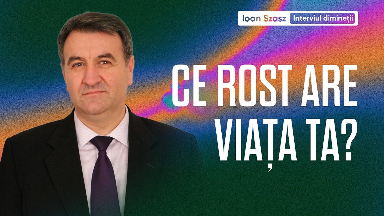 Criza sensului vieții - pastor Ioan Szasz
