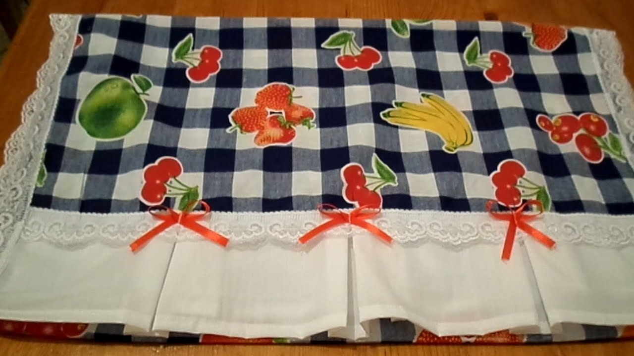 طريقة خياطة غطاء المجمد  //  How to sew a freezer cover