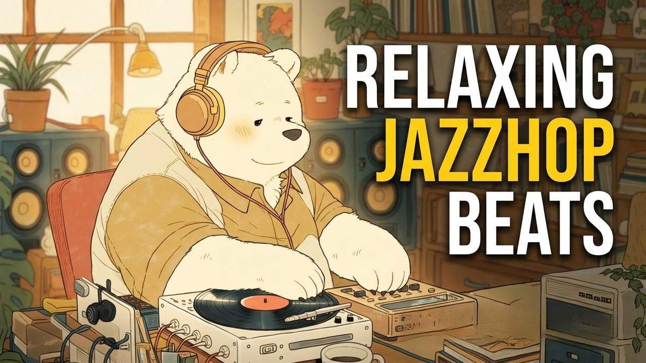 【作業用BGM】集中力UP！気分が上がるカフェ風Chill Jazzhop