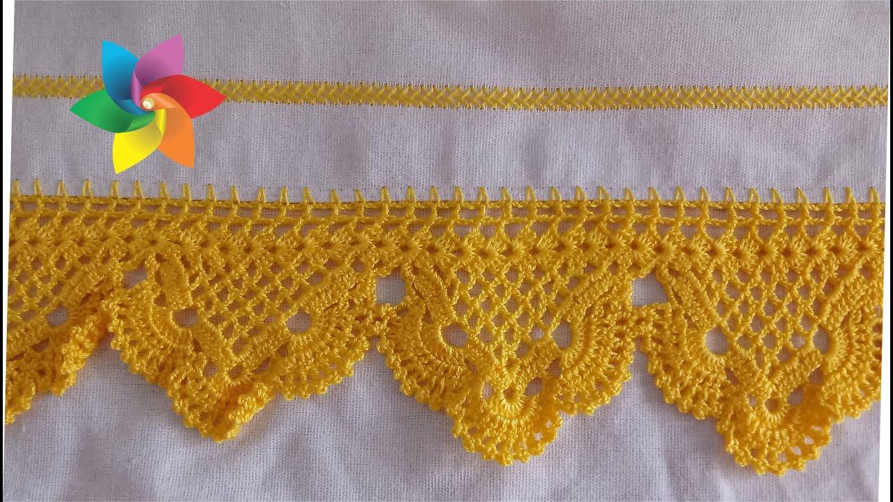 Aula de Crochê : Bico de Crochê - Carreira Única - 134