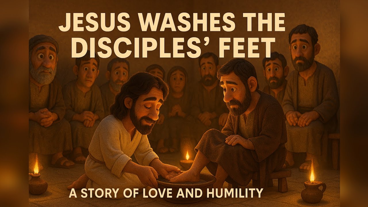 Jesus Washes the Disciples' Feet &ndash; A Story of Love and Humility for Kids | Bible school for kids
