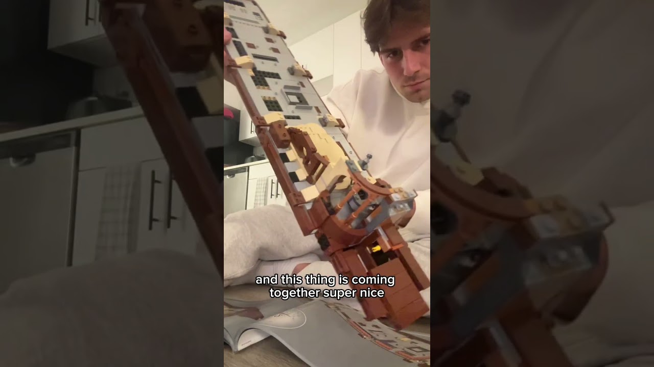 Building a special gift from the new Lego Star Wars UCS Jabbas sail barge / insta-itscadendavis